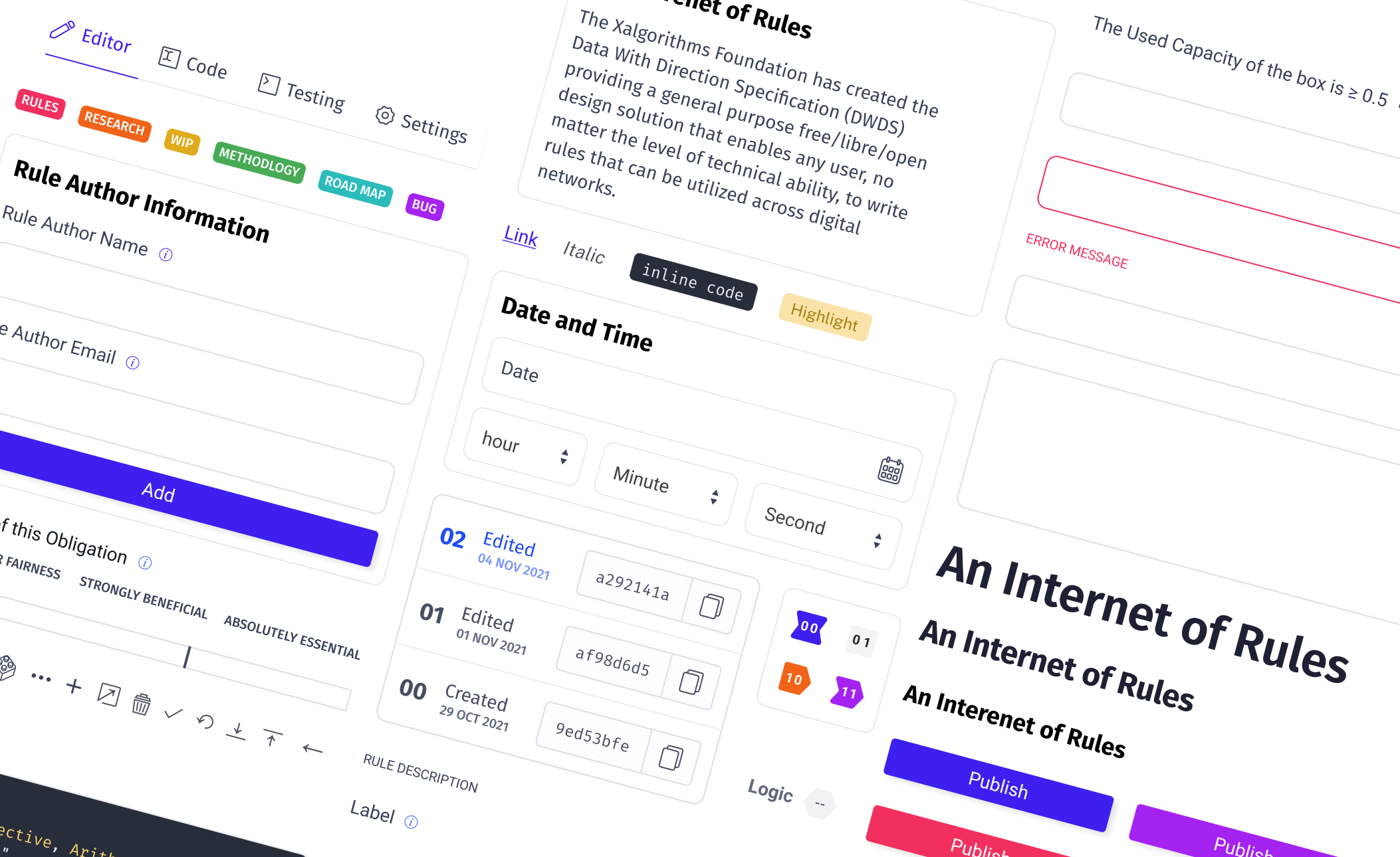 preview of design system